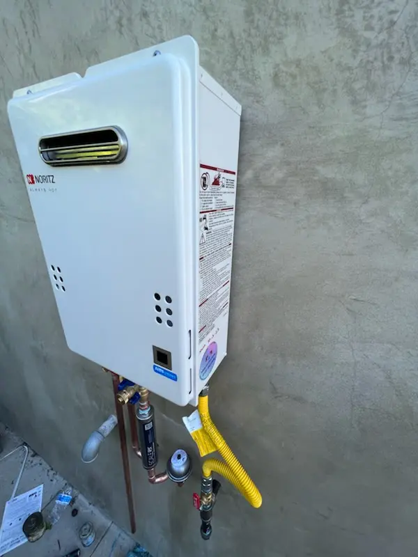 Tankless water heater installation for Case Corner homes